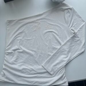 Abercrombie & Fitch White Long Sleeve Top